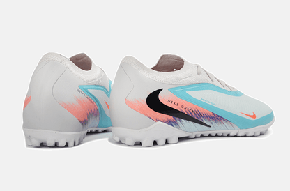 Chuteira Nike Phantom 6 Elite TF - Rosa, Azul e Branca - United 02 Pack - Tevo Sports SPORT*
