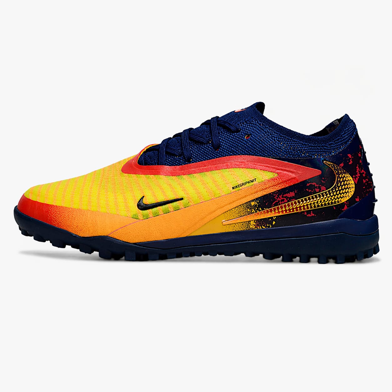 Chuteira Nike Phantom 6 Erling Haaland Elite TF - Laranja e Azul - Tevo Sports SPORT*