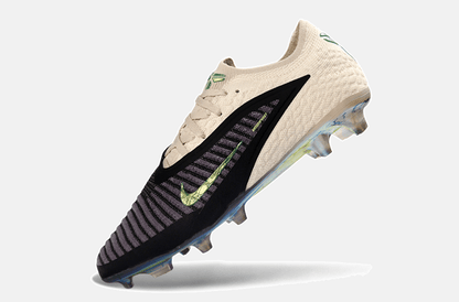 Chuteira Nike Phantom 6 Mamba Negra Elite FG - Preto e Bege - Tevo Sports SPORT*
