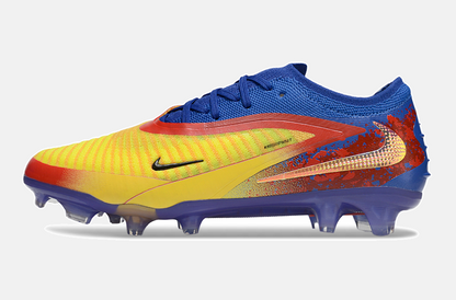 Chuteira Nike Phantom 6 Edição Especial Haaland Elite  FG - Azul, Amarela e Vermelha - imagem 4
