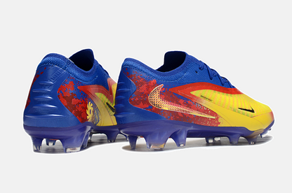 Chuteira Nike Phantom 6 Edição Especial Haaland Elite  FG - Azul, Amarela e Vermelha - imagem 7