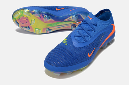Chuteira Nike Phantom 6 Elite FG - Azul e Laranja - detalhe