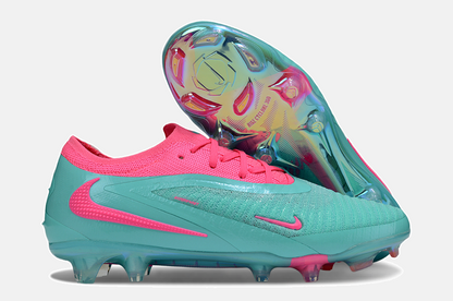 Chuteira Nike Phantom 6 Elite FG - Azul e  Rosa - imagem 8