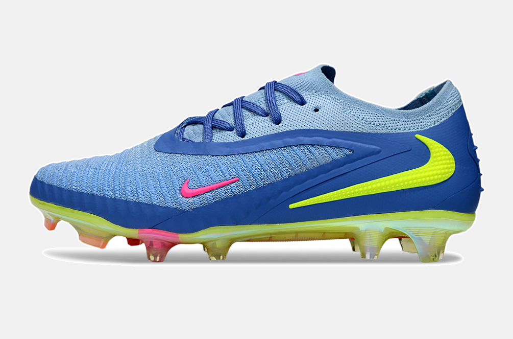 Chuteira Nike Phantom 6 Elite FG - Azul, Rosa e Verde - imagem 4