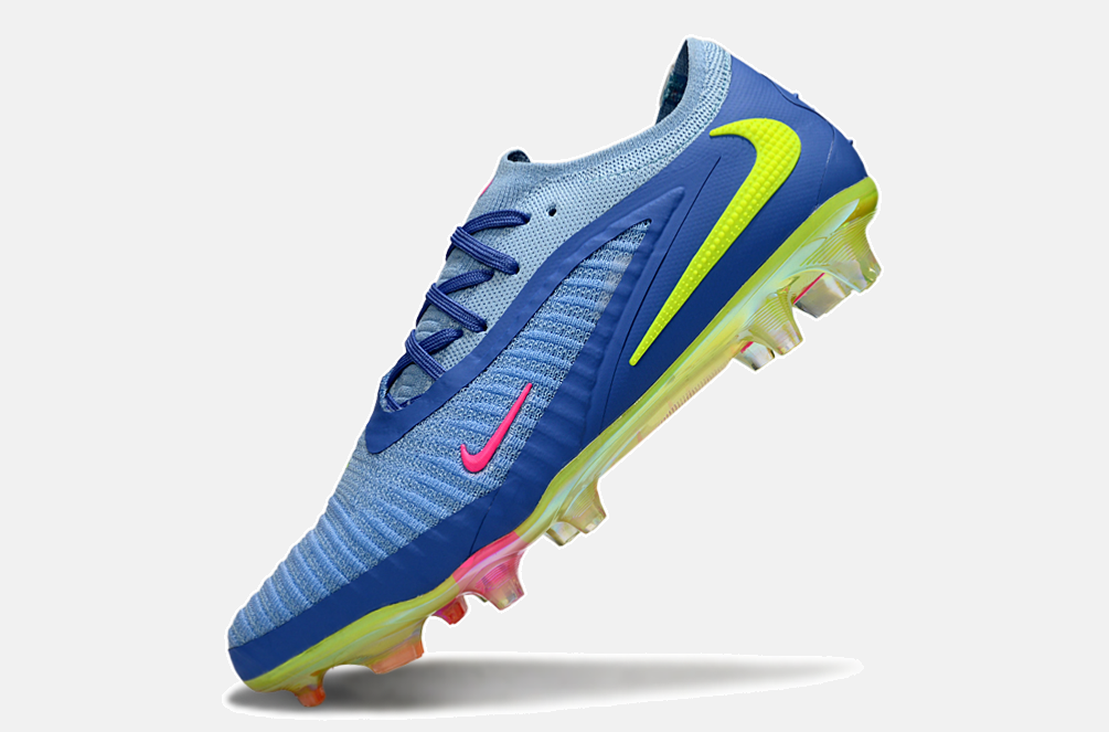 Chuteira Nike Phantom 6 Elite FG - Azul, Rosa e Verde - imagem 5