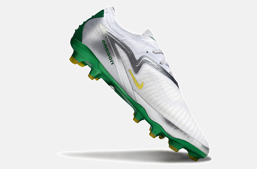 Chuteira Nike Phantom 6 Elite FG - Cinza, Prata e Verde - imagem 6