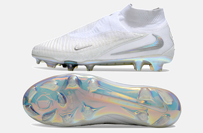 Chuteira Nike Phantom 6 Edição Especial Elite FG - Branca - vista traseira