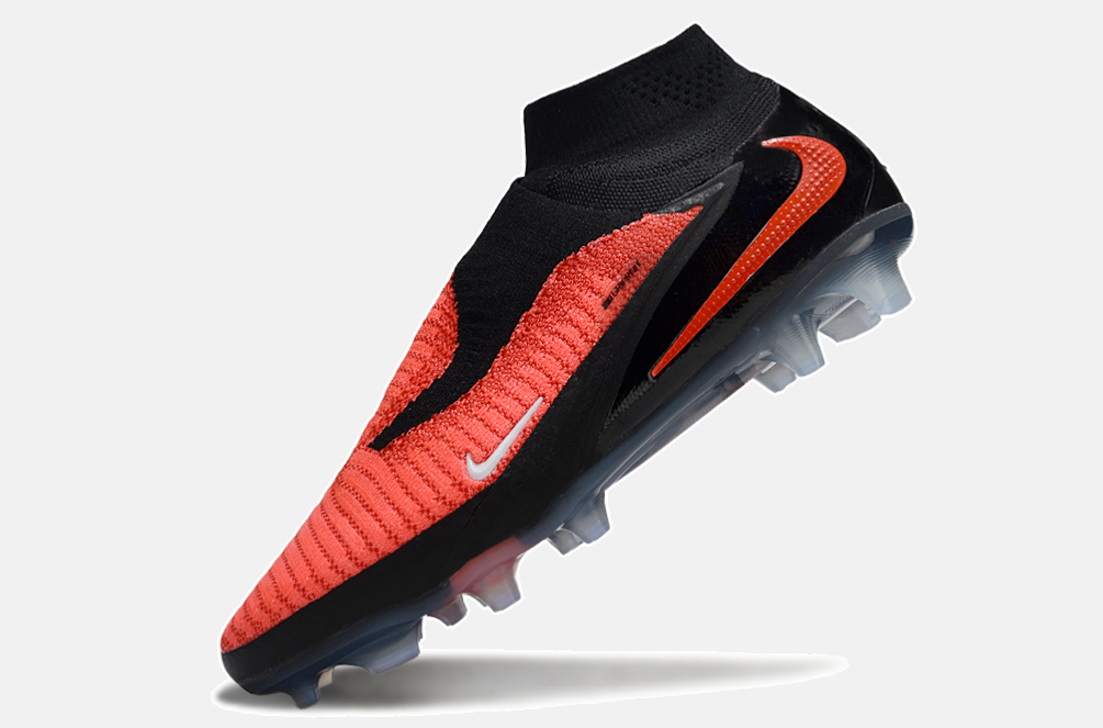 Chuteira Nike Phantom 6 Elite FG - Preta e Vermelha - imagem 5