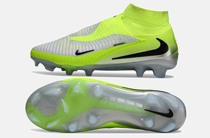 Chuteira Nike Phantom 6 Elite FG - Verde e  Branca - vista traseira