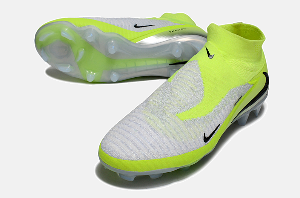 Chuteira Nike Phantom 6 Elite FG - Verde e  Branca - detalhe