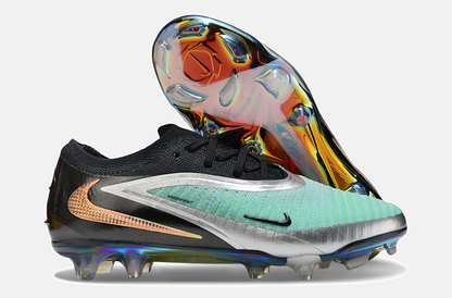 Chuteira Nike Phantom 6 Elite FG - Preta e Azul - foto 6