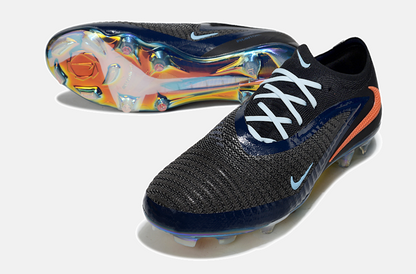 Chuteira Nike Phantom 6 Elite FG - Preta e Laranja - detalhe