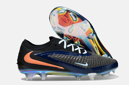 Chuteira Nike Phantom 6 Elite FG - Preta e Laranja - imagem 8
