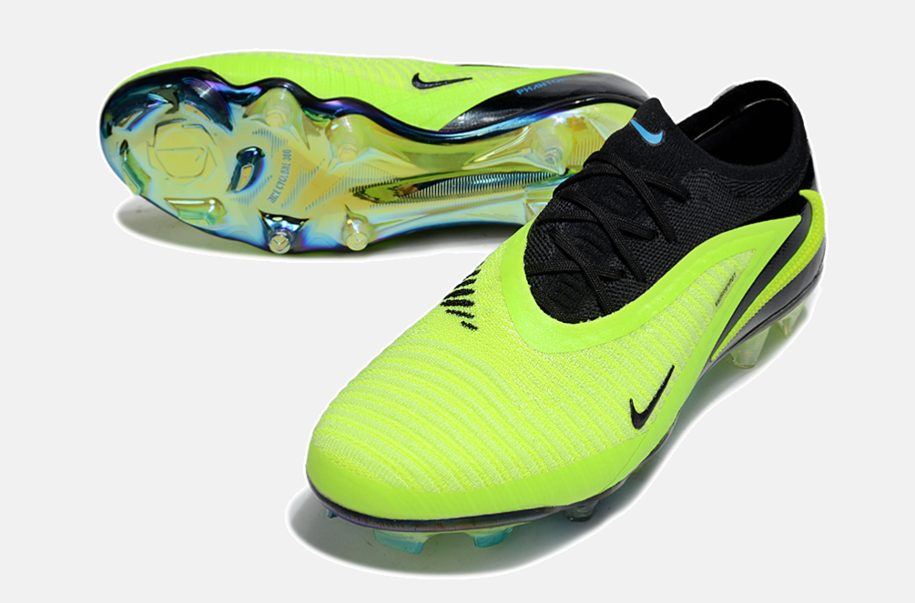 Chuteira Nike Phantom 6 Elite FG - Preta e Verde - detalhe