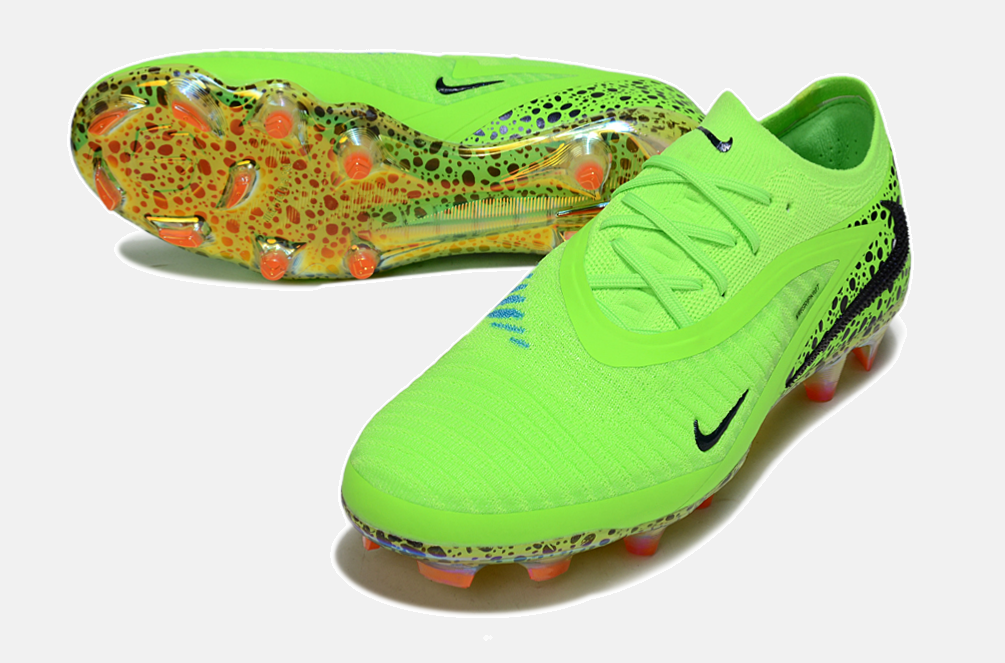 Chuteira Nike Phantom 6 Elite FG - Verde e Preta - detalhe