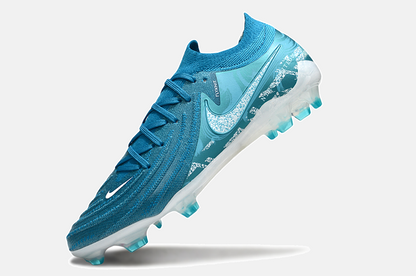 Chuteira Nike Phantom GX II Edição Especial FG - Azul e Turquesa - imagem 5