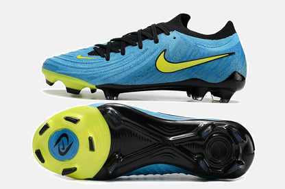 Chuteira Nike Phantom GX II FG - Azul, Verde e Preta - vista traseira