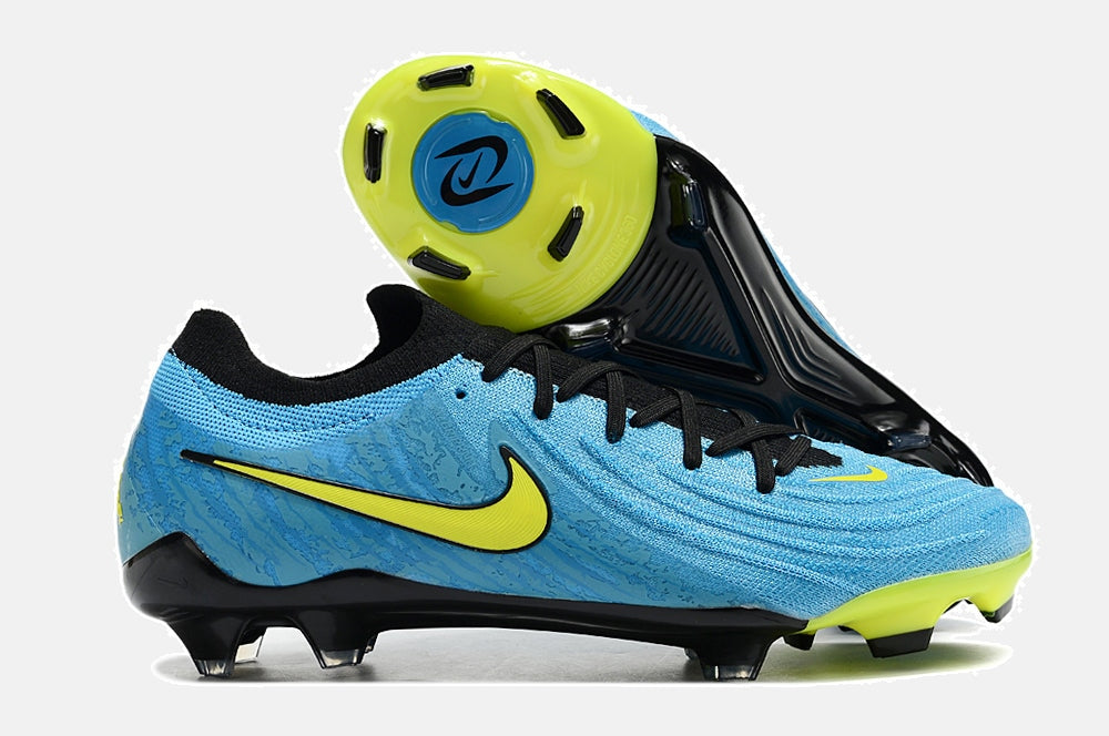 Chuteira Nike Phantom GX II FG - Azul, Verde e Preta - imagem 8