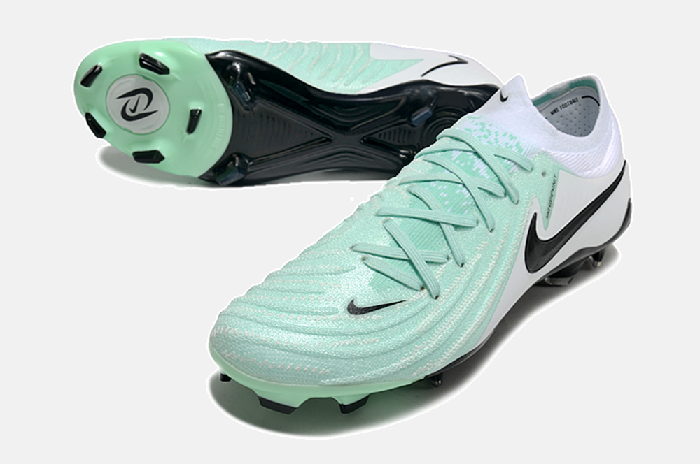 Chuteira Nike Phantom GX II FG - Branca  e Azul - detalhe