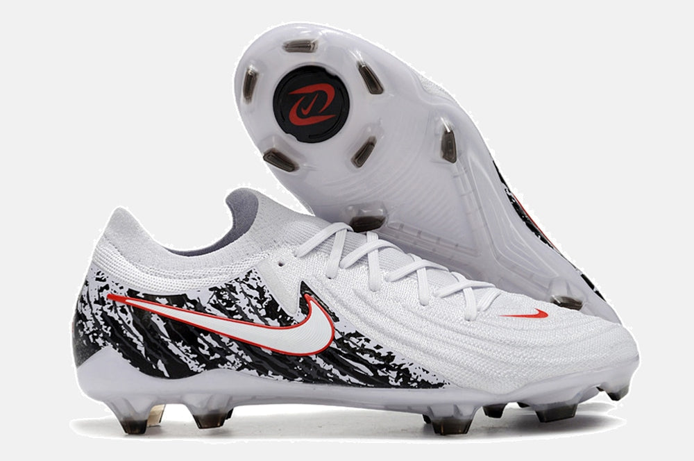 Chuteira Nike Phantom GX II FG - Branca, Preta e Vermelha - imagem 8