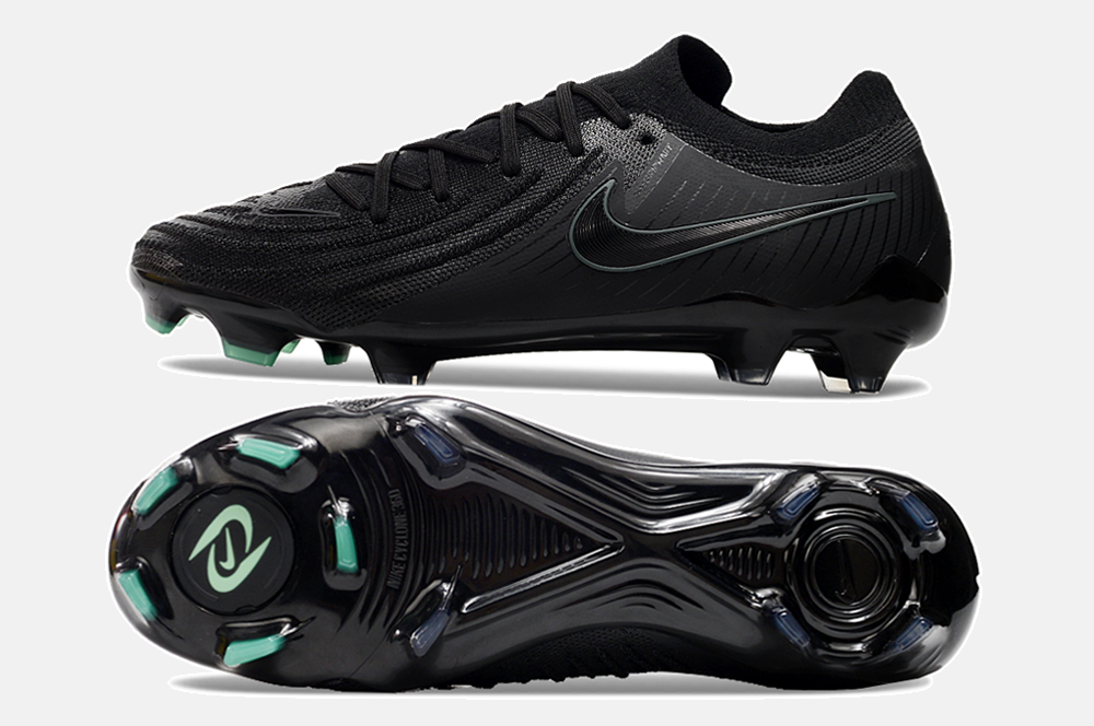 Chuteira Nike Phantom GX II FG - Preta - vista traseira