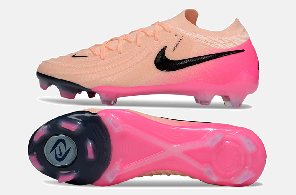 Chuteira Nike Phantom GX II FG - Rosa e Preta - Pack Prism - vista traseira