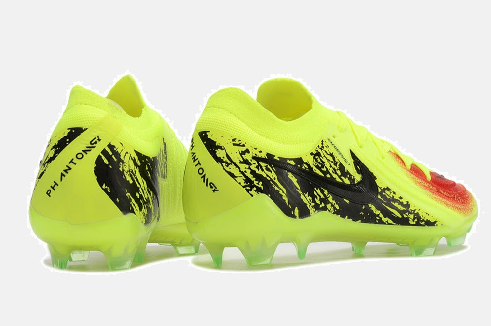 Chuteira Nike Phantom GX II Edição Especial Haaland FG - Verde, Preta e Vermelha - imagem 7