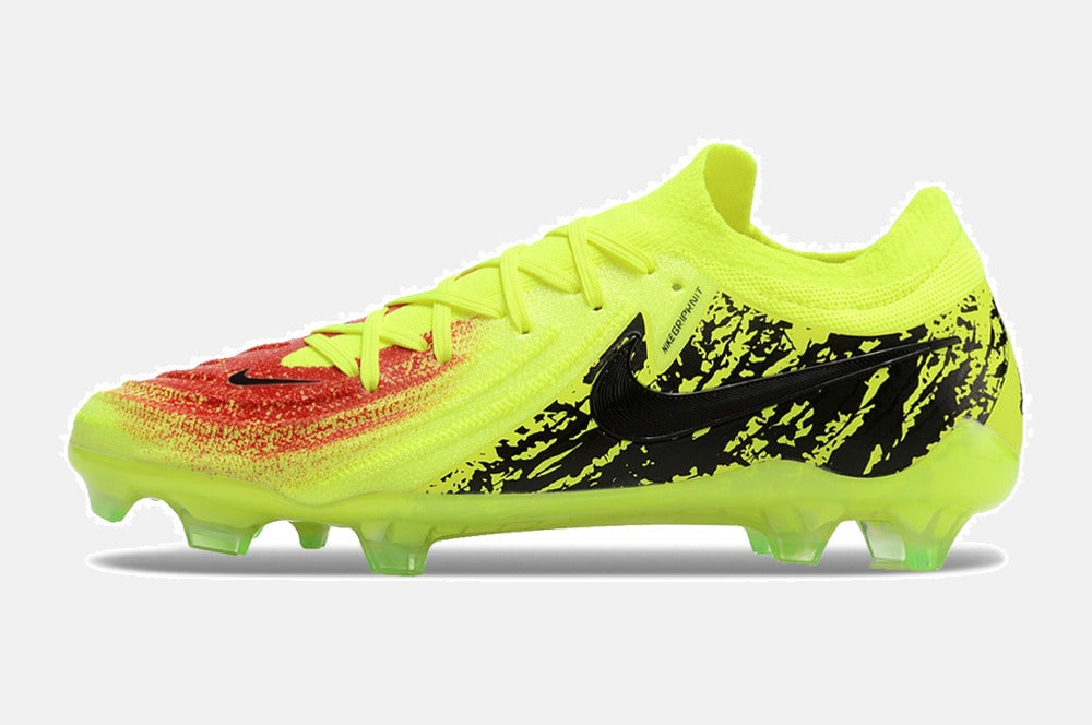 Chuteira Nike Phantom GX II Edição Especial Haaland FG - Verde, Preta e Vermelha - imagem 4
