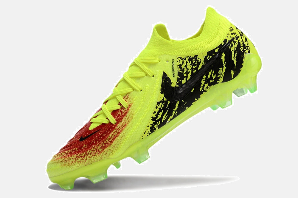 Chuteira Nike Phantom GX II Edição Especial Haaland FG - Verde, Preta e Vermelha - imagem 5