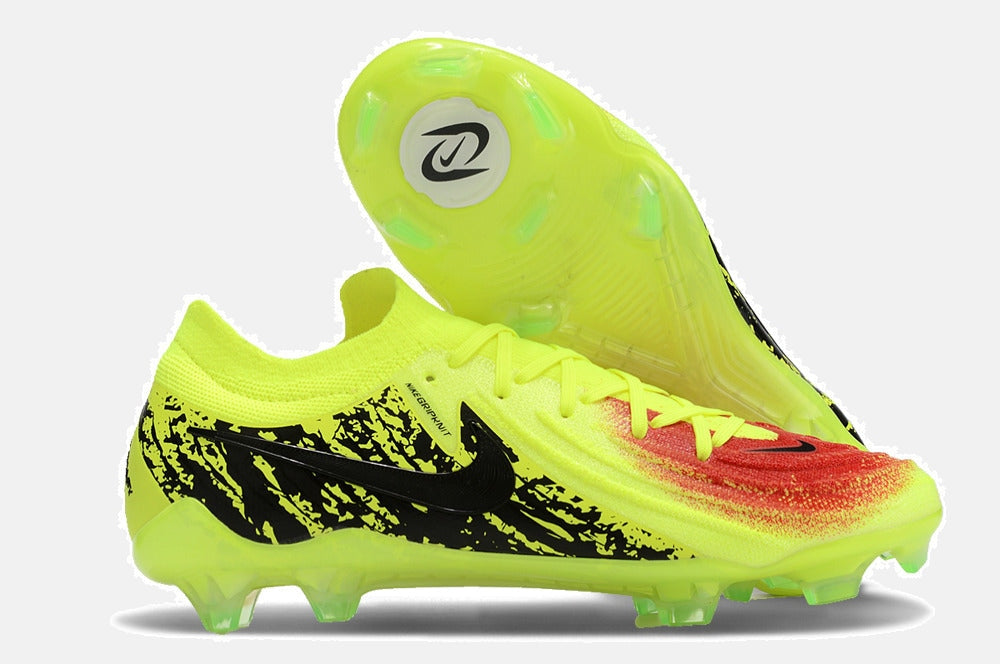 Chuteira Nike Phantom GX II Edição Especial Haaland FG - Verde, Preta e Vermelha - imagem 8