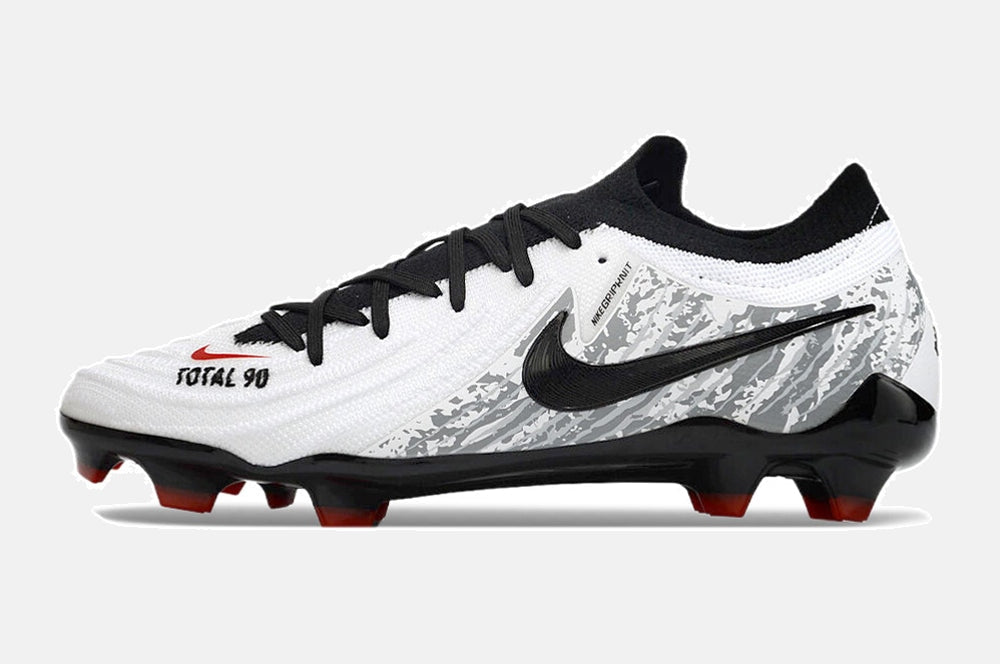 Chuteira Nike Phantom GX II Total 90 FG - Branca, Preta e Vermelha - imagem 4