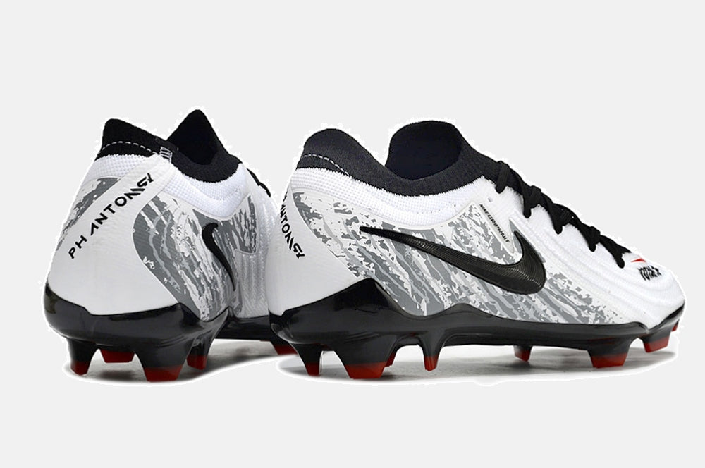 Chuteira Nike Phantom GX II Total 90 FG - Branca, Preta e Vermelha - imagem 7