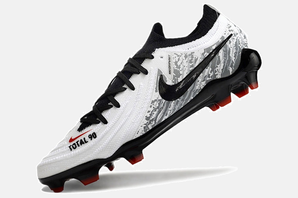 Chuteira Nike Phantom GX II Total 90 FG - Branca, Preta e Vermelha - imagem 5