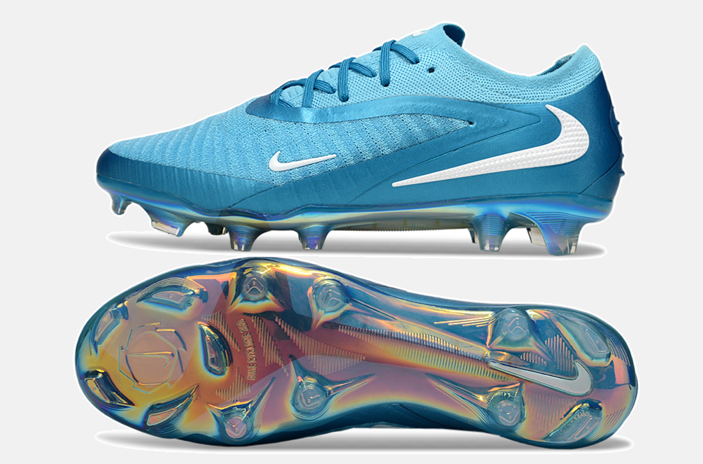 Chuteira Nike Phantom 6 Elite FG - Azul - vista traseira