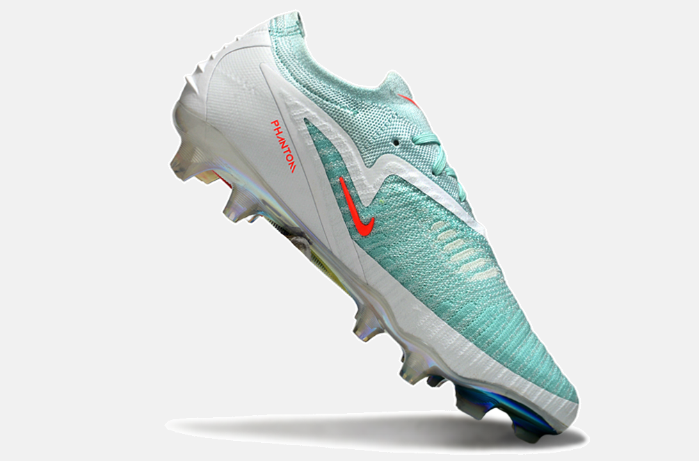 Chuteira Nike Phantom 6 Elite FG - Branco, azul e laranja - foto 5