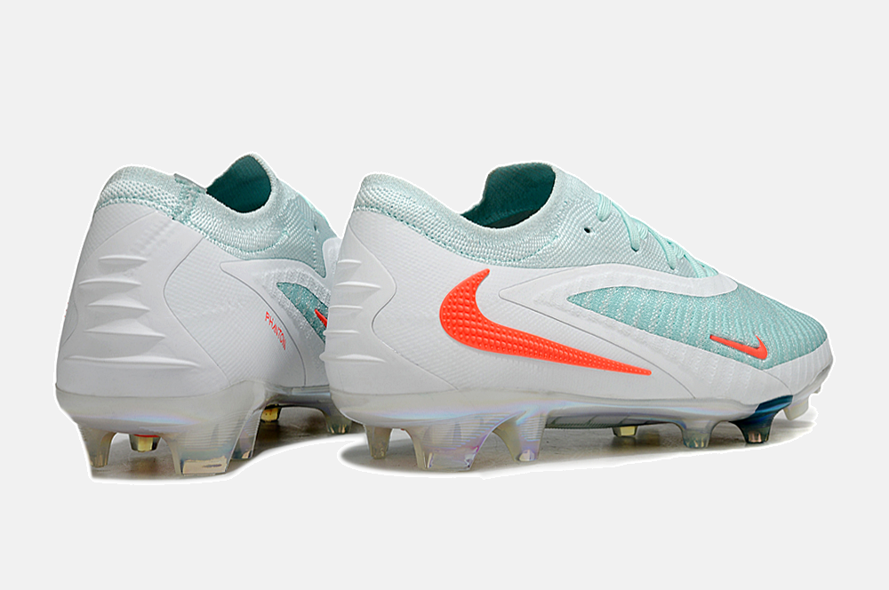 Chuteira Nike Phantom 6 Elite FG - Branco, azul e laranja - foto 7