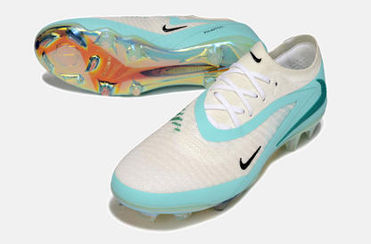Chuteira Nike Phantom 6 Elite FG - Branco e Azul - detalhe