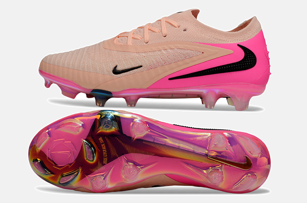 Chuteira Nike Phantom 6 Elite FG - Rosa - vista traseira