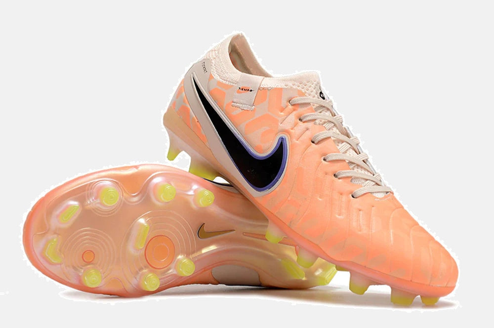 Chuteira Nike Tiempo Legend 10 FG - Bege - detalhe