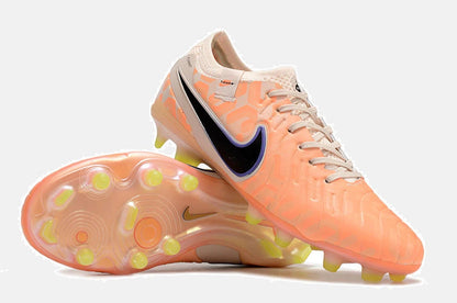 Chuteira Nike Tiempo Legend 10 FG - Bege - detalhe
