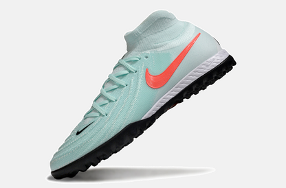 Chuteira Nike Phantom Luna TF - Azul, Branca e Laranja - imagem 5