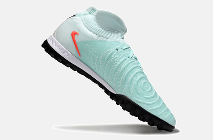 Chuteira Nike Phantom Luna TF - Azul, Branca e Laranja - imagem 6