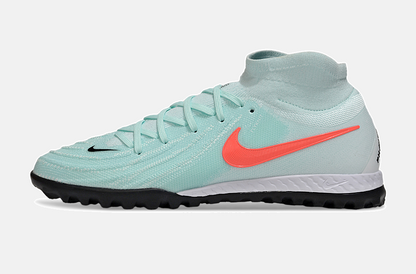 Chuteira Nike Phantom Luna TF - Azul, Branca e Laranja - imagem 4