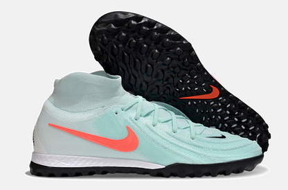 Chuteira Nike Phantom Luna TF - Azul, Branca e Laranja - imagem 8