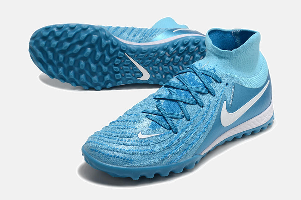 Chuteira Nike Phantom Luna TF - Azul e Branca - imagem 7