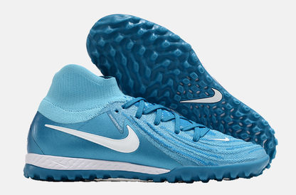 Chuteira Nike Phantom Luna TF - Azul e Branca - imagem 8
