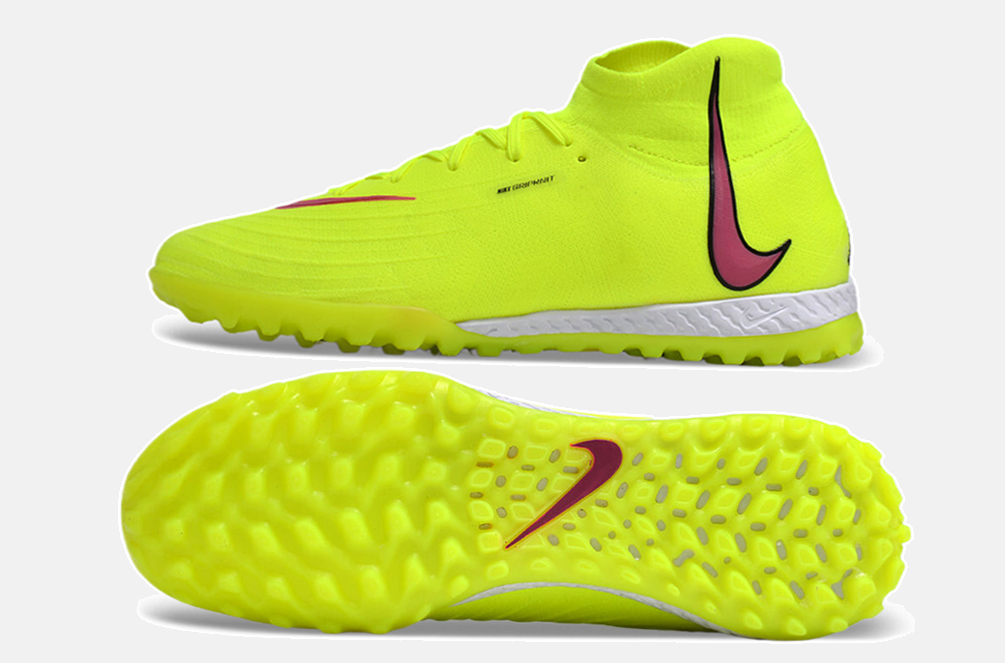 Chuteira Nike Phantom Luna TF - Verde - vista traseira