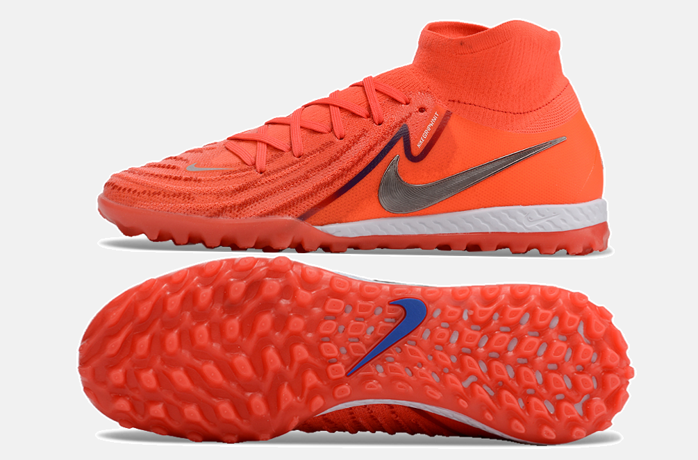 Chuteira Nike Phantom Luna TF - Vermelha - vista traseira