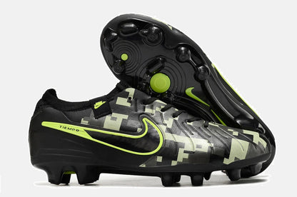 Chuteira Nike Tiempo Legend 10 FG - Preto e Verde - imagem 7