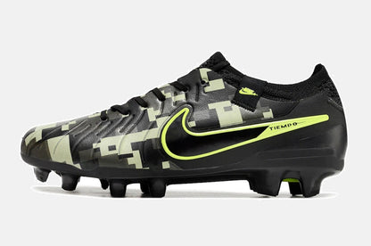 Chuteira Nike Tiempo Legend 10 FG - Preto e Verde - detalhe